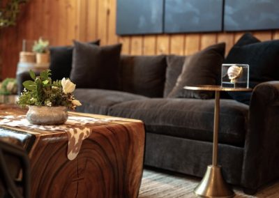 renovated cabin retreat in Milton GA kitchen redecorating interior design