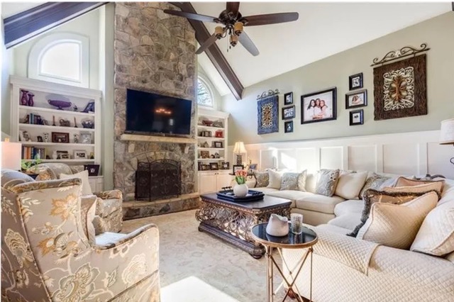 living room before CPI interior design services